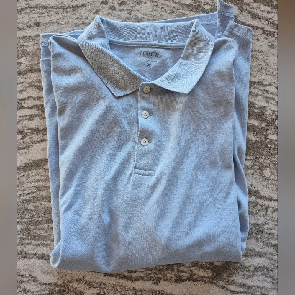 J. Crew Men's Flex Pique Polo Shirt Size XL NEW - Picture 2 of 2